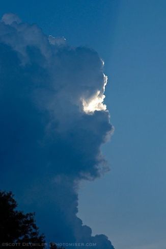 Cloud Man with Visor of Light