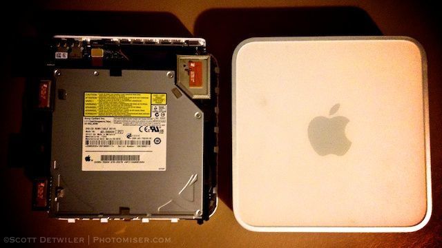 Mac Mini, cover removed