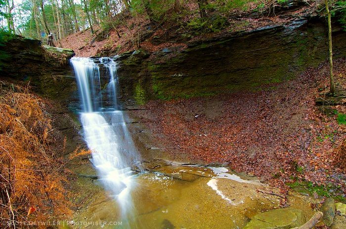 Fall Run's Big Waterfall